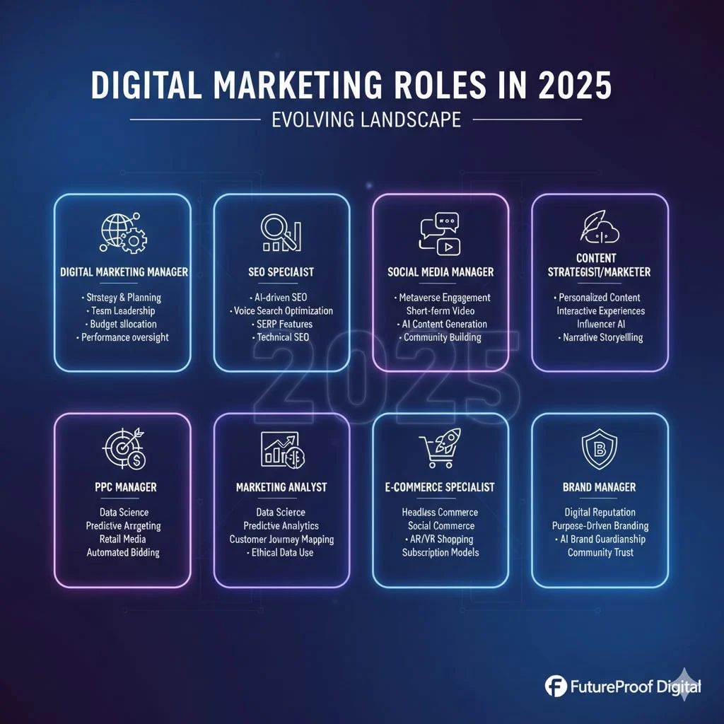 Digital marketing roles and salary in 2025